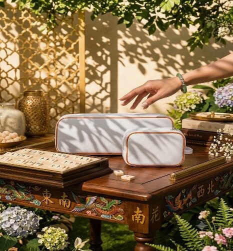 Mahjong tile and rack pouch